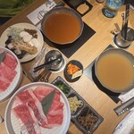 和牛放題の殿堂 秋葉原 肉屋横丁 しゃぶしゃぶ - 