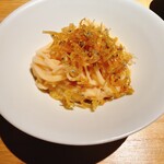 むら上 - あん肝素麺とじゃこ