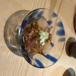 すし善 - 漬けと甘エビと酒盗