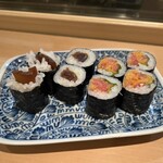 すし善 - かんぴょう巻き、トロたく巻き