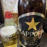 はなみち - 大好きなサッポロ黒ラベル(大瓶)