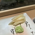 すし善 - 新生姜のガリ