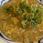 はなまるうどん - 生姜玉子あんかけうどん、アップ