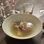 福星 - 干豆腐･海月の頭･ピータンと大根の醤油漬け