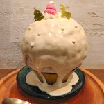 京かき氷 つみき - 『あわてんぼうのサンタ帽』(1600円)!!( ^o^)ﾉ