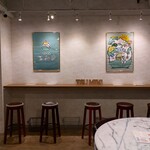 京かき氷 つみき - 奥のカウンター席の様子～!!( ^o^)ﾉ