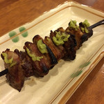 ナンコツは醤油漬け焼き＋山葵