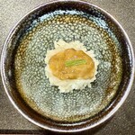 味享 - 1 このわたを載せた熱々のひと口ご飯