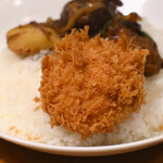 ジンコック - 本日のおすすめインド風カリー(チキンと野菜のカリー・カニクリームコロッケ付)@税込1,230円