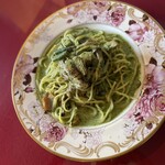 おいらのイタリアン 仙波目黒本店 - エビとベーコンのジェノベーゼ