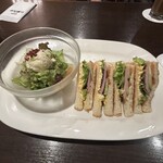 仏蘭西屋 - クラブハウスサンド　美味しかったです！