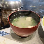 いか玉屋プラスアルファー - 昼は味噌汁のサービス有り〼