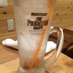 綱島の串屋横丁 - 梅干しサワー　3９0円