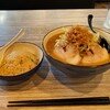 煮干しラーメン にぼってる - にぼ二郎、半チャーハン、餃子