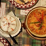 アシルワード - マトンビリヤニ ライタ添え