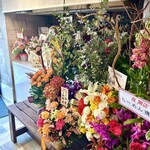 らーめん飛鶏魚 - オープン日のお花