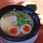 幸楽苑 - 鶏白湯ラーメン+トッピング