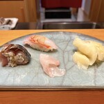 飛 - 1. マハタ、鯖の棒鮨　※おまかせコース（15,000円）