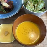 つるよし料理店 - かぼちゃスープ