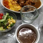 CURRY厨房 舶来亭 - サラダ、スープ