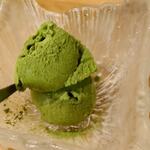 油小路おおみ - 抹茶アイス