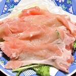 やまきや旅館 - 夕食（豚しゃぶ）