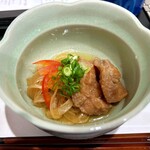 新潟旬香たなはし - お通し(白身魚の南蛮漬け)