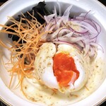 やまきや旅館 - 朝食（サラダ）（食べかけで失礼します）