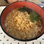 田舎うどん 吾作 - たぬきうどん