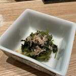 吉祥寺 野歩 - 葉わさびお浸し(辛い)