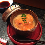 祇園寿司 衣川 - 北海蒸しψ(｀∇´)ψ