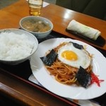 まんだい - スパゲティー定食５００円