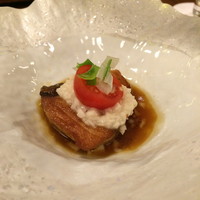 浅草むぎとろ 本店 - 鰤橙酢焼。