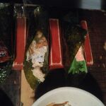 スタンド クラシック - 手巻き　鰻　金山寺味噌と冥加　明太子ツナ