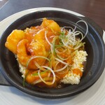 バーミヤン - 料理写真:エビチリ熱々おこげ