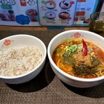 香家 - 担々麺青鬼ライスセット1230円