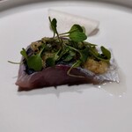 馳走西健一 - 今朝水揚げして神経〆した鯵