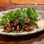 Moegi -  (*´ч`*) ｳﾝﾏッ！  「げそしょうゆ焼き」
           ねぎ焼き食べたあとでも余韻を楽しめる1品やなぁ！