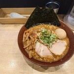 九段下 中路 - 特製背油生姜味噌ラーメン
