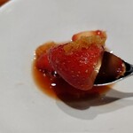 馳走西健一 - 牧之原の和紅茶のシャーベットと