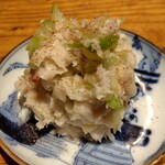 酒と肴とせいろ蒸し オオサカチャオメン - 里芋とザーサイのポテサラ