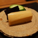 神楽坂 石かわ - 香の物 山芋 昆布 胡瓜 2014.12.1x