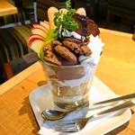 裏CAFE - チョコ&クッキー パフェ