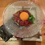 旬彩松風 - 桜ユッケ