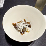 Japanese Soba Noodles 蔦 - 前菜の2品目はチャーシューなどに使用される豚肉を使った酢豚