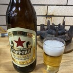 すき焼･鍋物 なべや - 赤星大瓶　620円