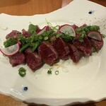 旬彩松風 - 馬肉のたたき