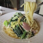 ラ・ルチア - 濃厚ミルキーなゴルゴンゾーラチーズにオリーブオイルの香り