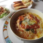 ラ・ルチア - リゾットのトマトグラタン1,000円