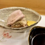 穴子料理と地酒 浅草 川井 - 豚タンの煮込み（酢醤油） 
